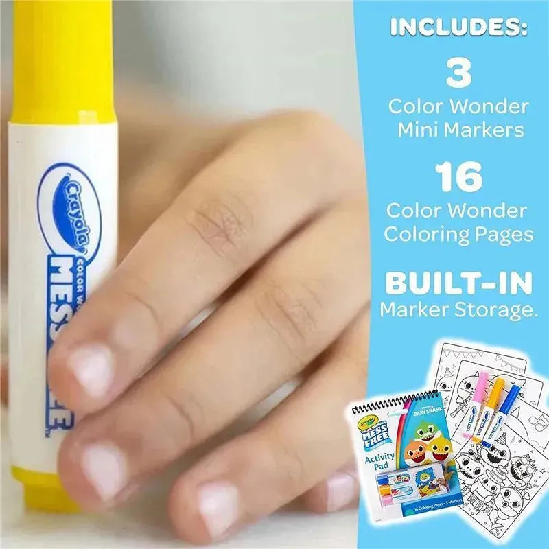 Crayola - Color Wonder Activity Pad, Baby Shark Image 6