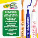 Crayola - Silly Scents Mini Inspiration Art Case, Scented Crayons & Markers Set Image 2