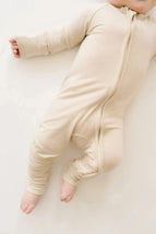 Cream Bamboo Sleeper - MacroBaby