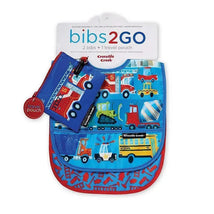 Crocodile Creek Bibs 2 Go Set of 2 Bibs - Busy City Image 3