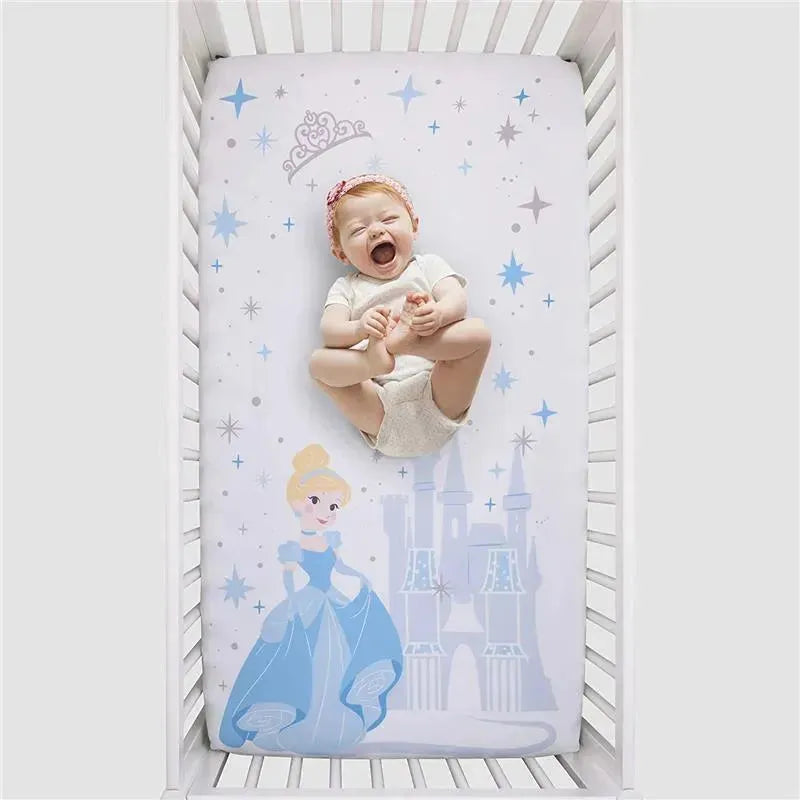 Crown Crafts - Disney Cinderalla Photo Crib Fitted Sheet Image 2