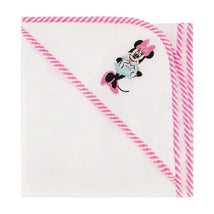 Cudlie - Disney Baby Girl 2Pk Rolled/Carded Hooded Towels, Minnie Mouse Image 2