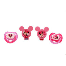 Cudlie - Minnie 2 Pacifier/2 Clip, Hearts For Min Image 1