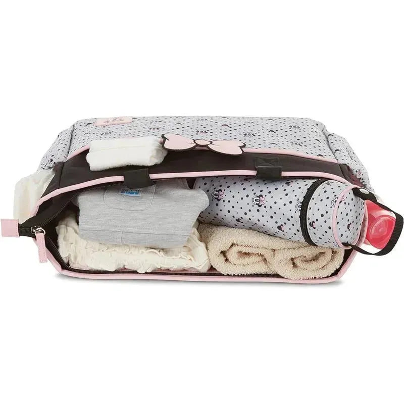Cudlie - Minnie Disney Tote Diaper Bag & Changing Pad Image 4