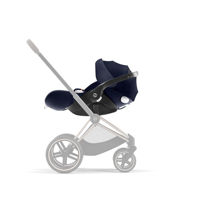 Cybex - Cloud Q Plus Infant Car Seat with SensorSafe & Base, Midnight Blue Image 4