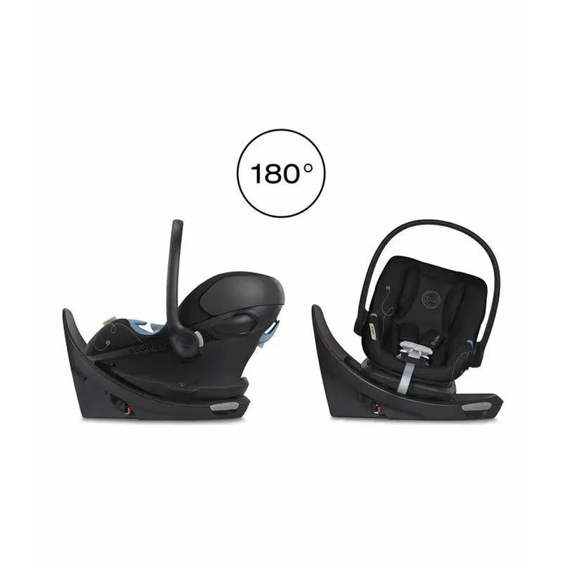 Cybex - Aton G Swivel Infant Car Seat Sensorsafe , Moon Black Image 5