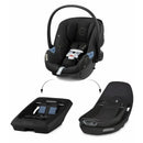 Cybex - Aton G Swivel Infant Car Seat Sensorsafe , Moon Black Image 7