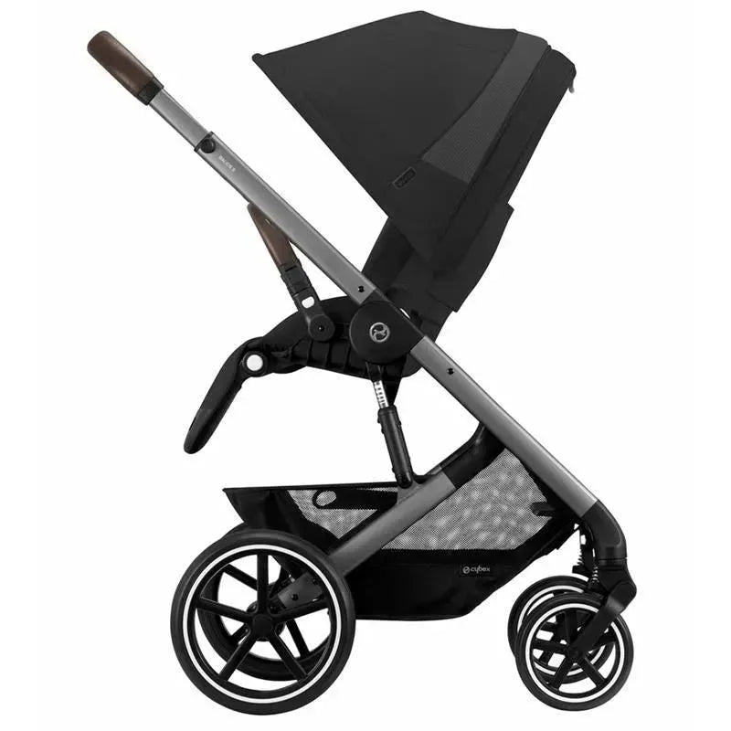 Cybex - Balios S Lux 2 Stroller, Silver Frame/Moon Black Image 6
