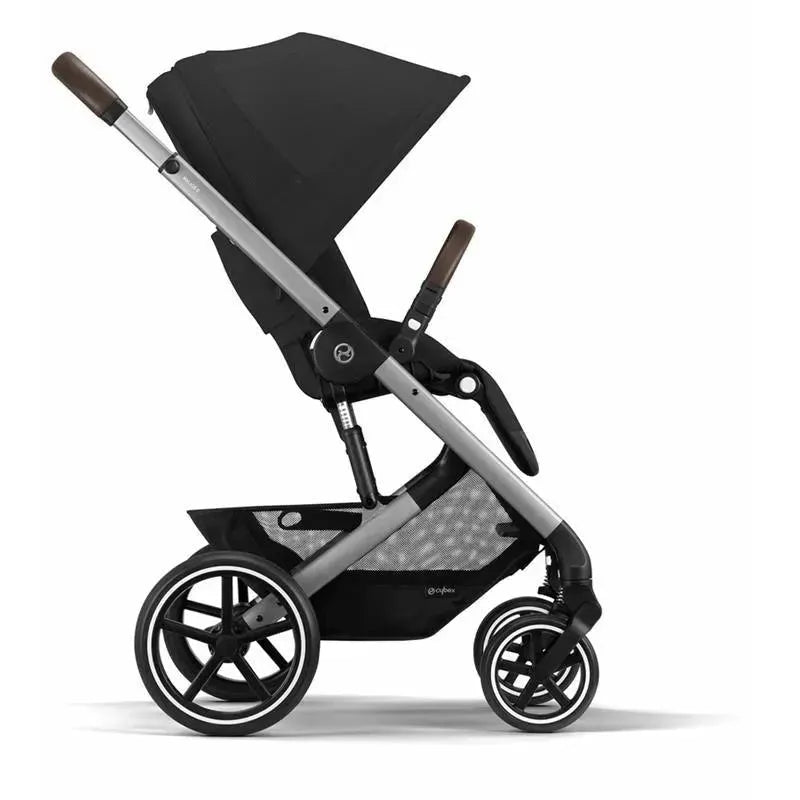Cybex - Balios S Lux 2 Stroller, Silver Frame/Moon Black Image 7