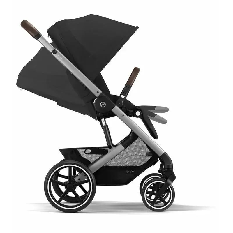 Cybex - Balios S Lux 2 Stroller, Silver Frame/Moon Black Image 5