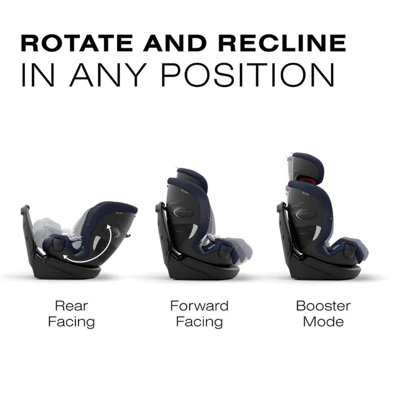 Cybex - Callisto G 360° Rotating All-in-One Convertible Car Seat, Ocean Blue Image 3