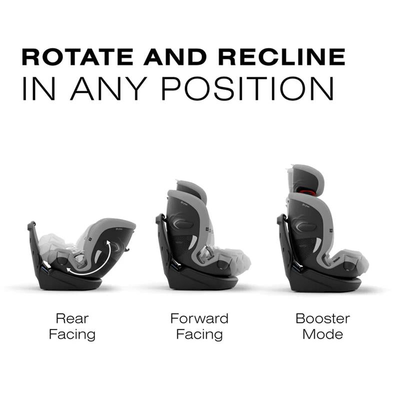 Cybex - Callisto G 360° Rotating All-in-One Convertible Car Seat, Stone Grey Image 3