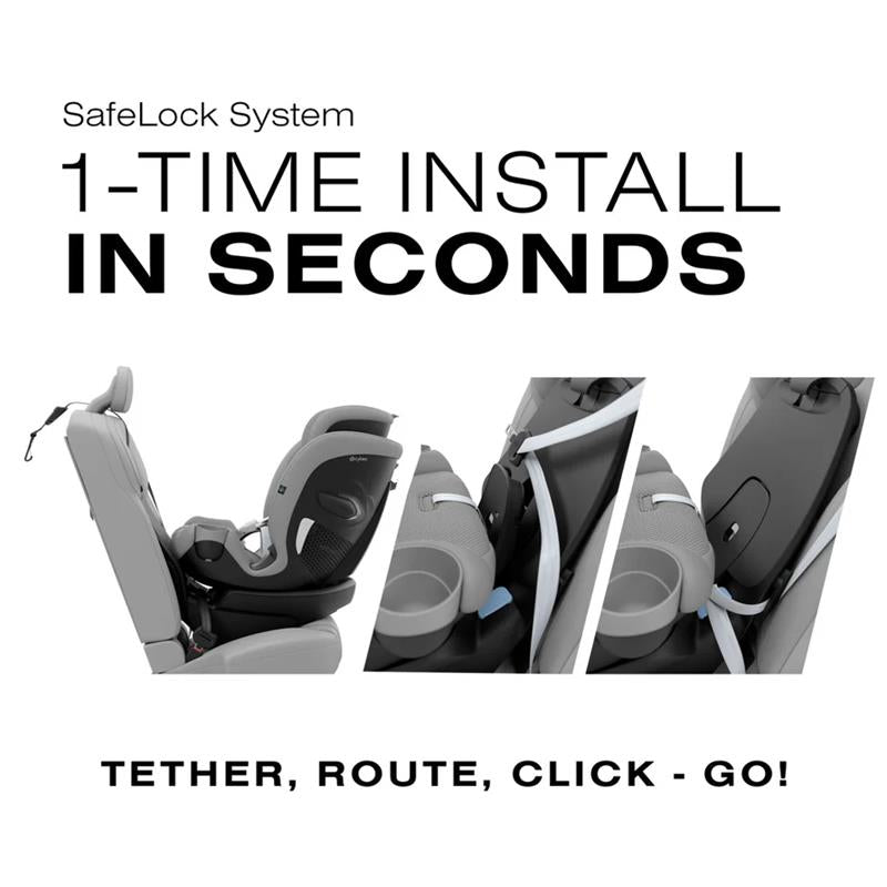Cybex - Callisto G 360° Rotating All-in-One Convertible Car Seat, Stone Grey Image 4
