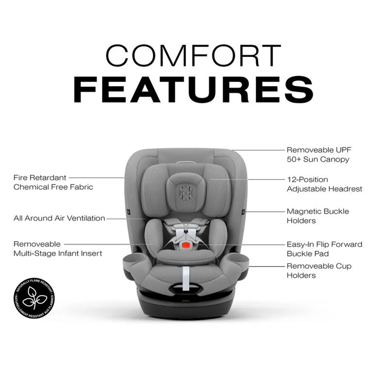 Cybex - Callisto G 360° Rotating All-in-One Convertible Car Seat, Stone Grey Image 5