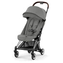 Cybex - Coya Compact Stroller, Chrome/Dark Brown/Mirage Grey Image 1