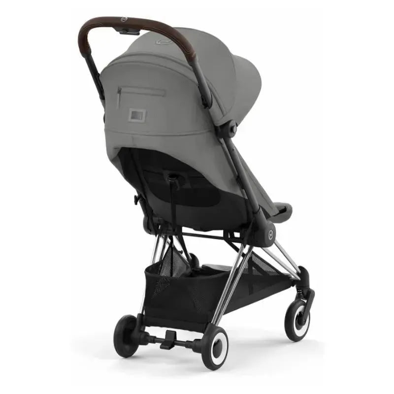 Cybex - Coya Compact Stroller, Chrome/Dark Brown/Mirage Grey Image 5