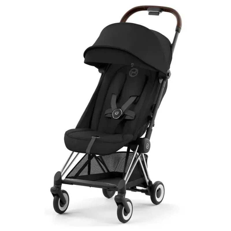 Cybex - Coya Compact Stroller, Chrome/Dark Brown/Sepia Black Image 1