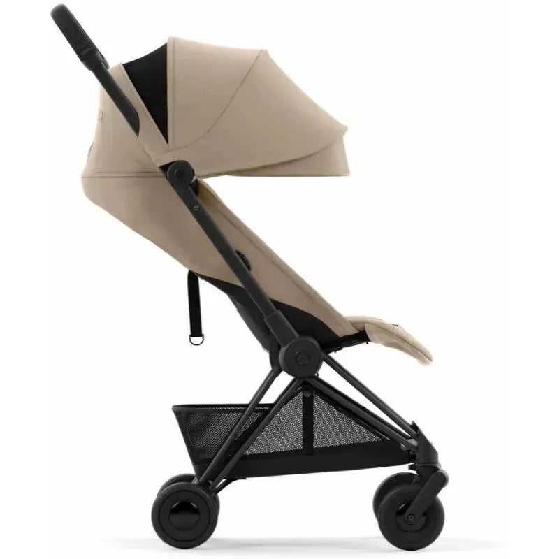 Cybex - Coya Compact Stroller, Matte Black/Cozy Beige Image 3