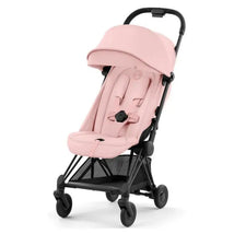 Cybex Coya Stroller - Chrome Matte Black | Peach Pink Image 1