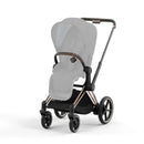 Cybex e-Priam Stroller Frame - Rose Gold | Brown Image 2