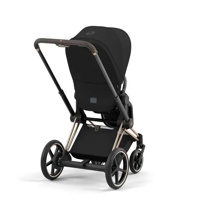 Cybex e-Priam Stroller Frame - Rose Gold | Brown Image 4