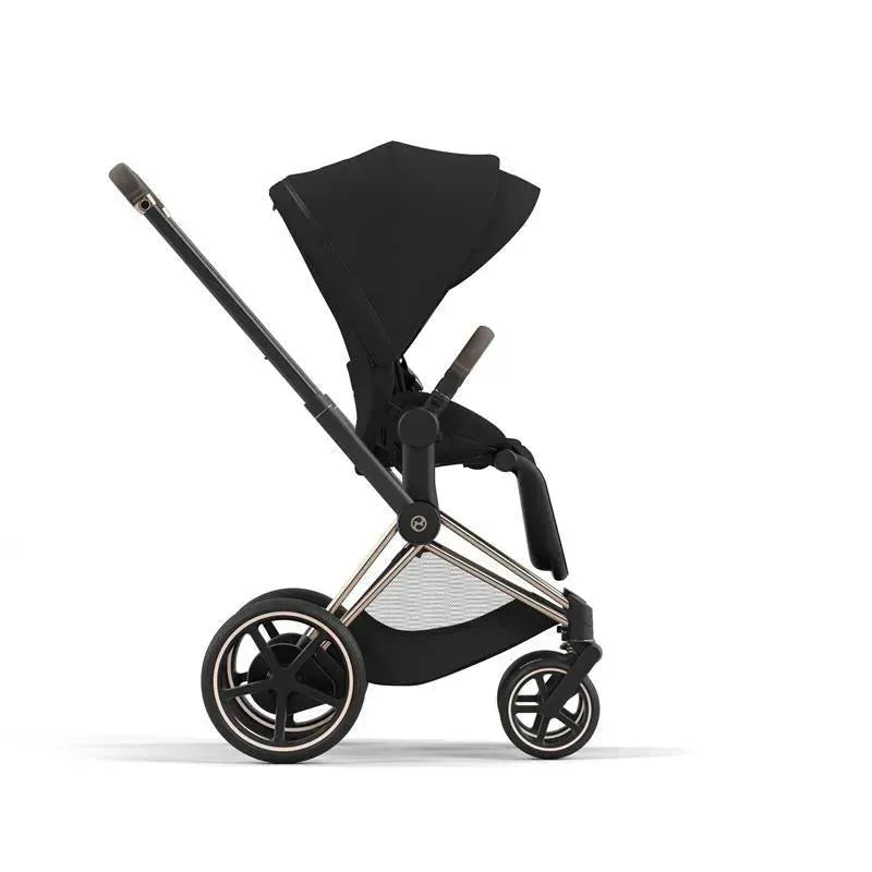 Cybex e-Priam Stroller Frame - Rose Gold | Brown Image 5