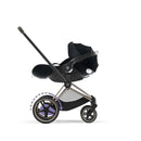 Cybex e-Priam Stroller Frame - Rose Gold | Brown Image 6