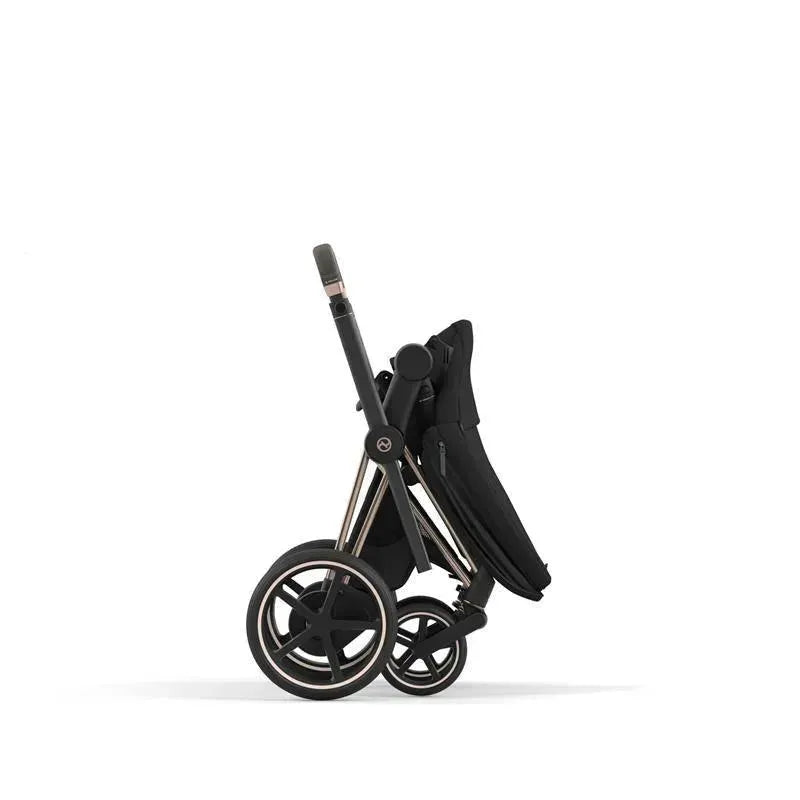 Cybex e-Priam Stroller Frame - Rose Gold | Brown Image 8