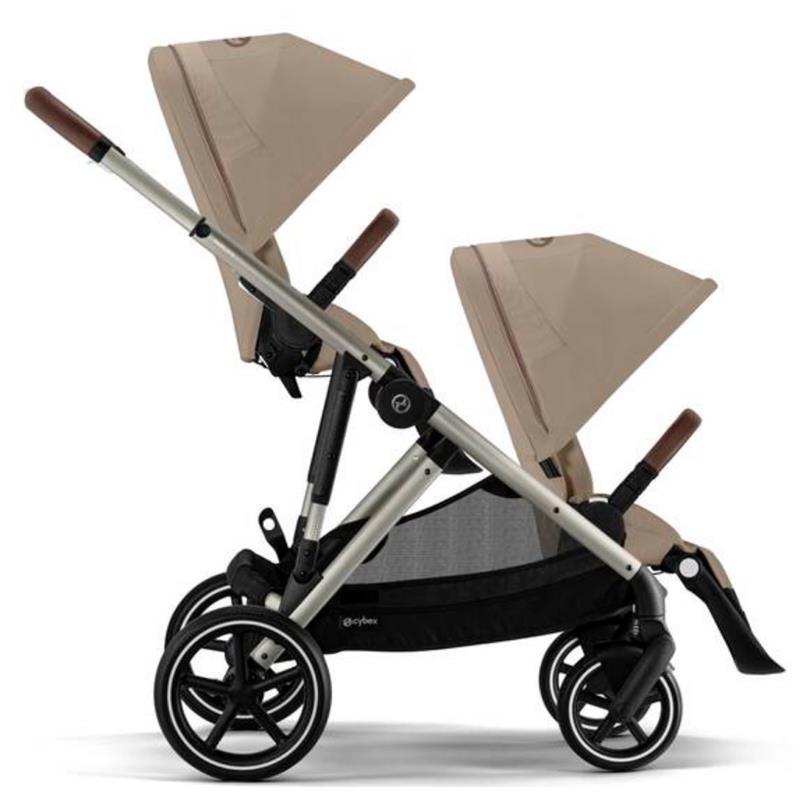 Cybex - Egazelle S Second Seat, Almond Beige With Taupe Frame Image 3