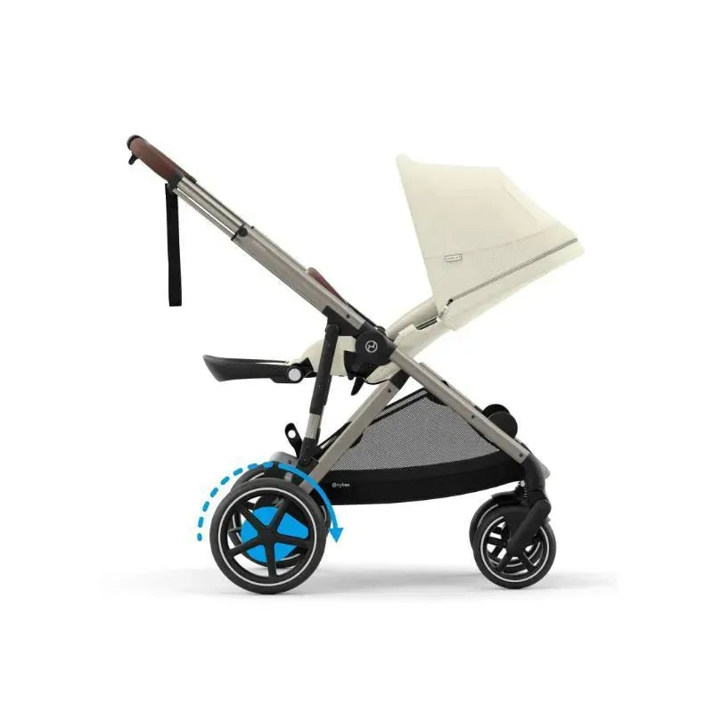 Cybex - Egazelle S Single-to-Double Stroller, Taupe Frame/Seashell Beige Image 6