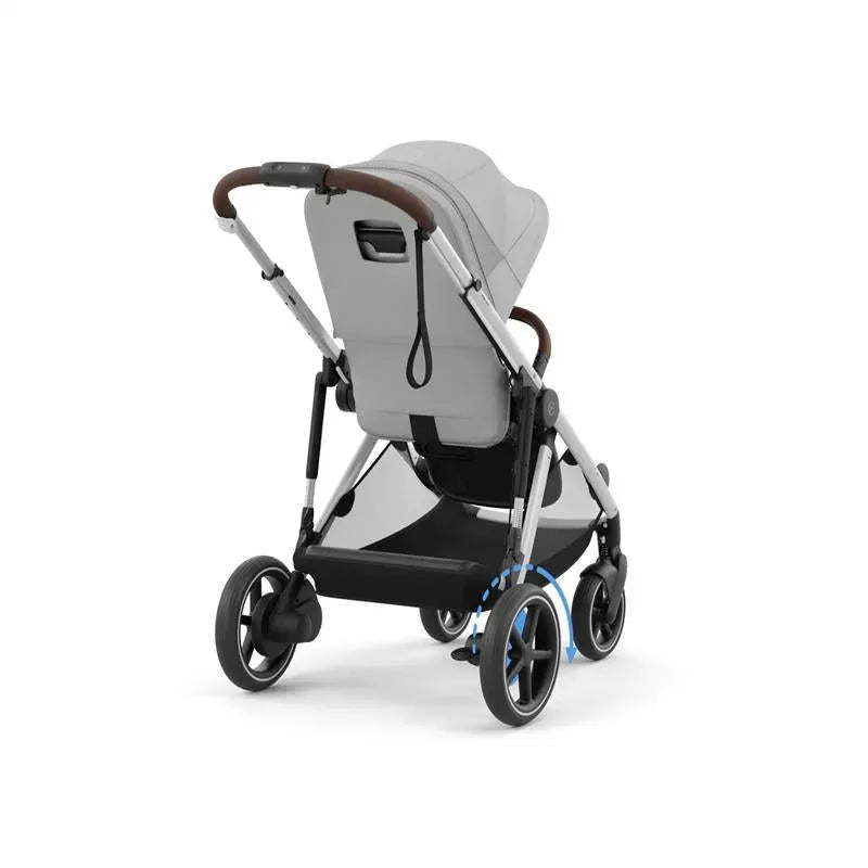Cybex - Egazelle S Stroller, Sliver Frame With Stone Grey Seat Image 3