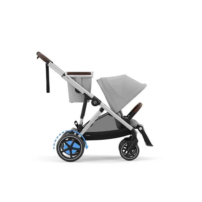Cybex - Egazelle S Stroller, Sliver Frame With Stone Grey Seat Image 6