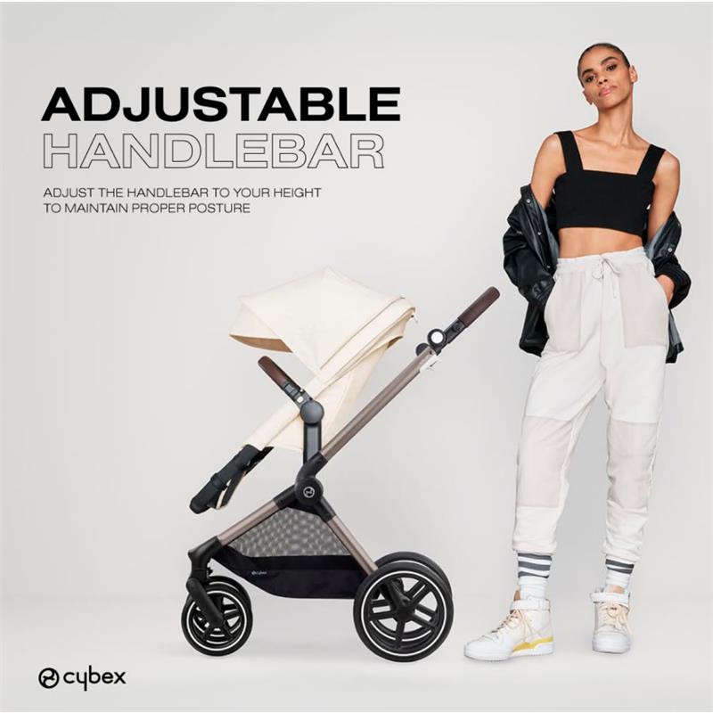 Cybex - EOS Lux 2-in-1 Stroller, Lava Grey Image 6