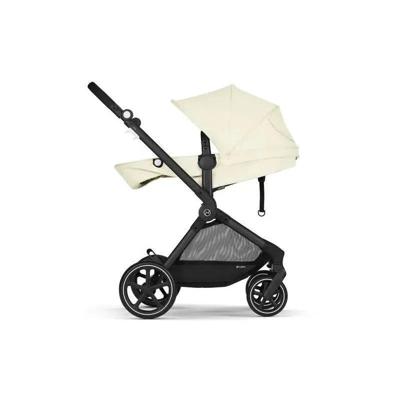 Cybex - Eos Stroller Seashell Beige Black Frame & Aton G Image 4