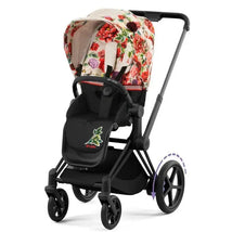 Cybex Epriam Stroller - Matte Black | Spring Blossom Light Image 1