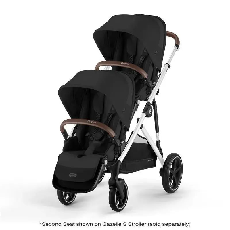 Cybex - Gazelle S 2 Second Seat, Moon Black With Silver Frame Image 4