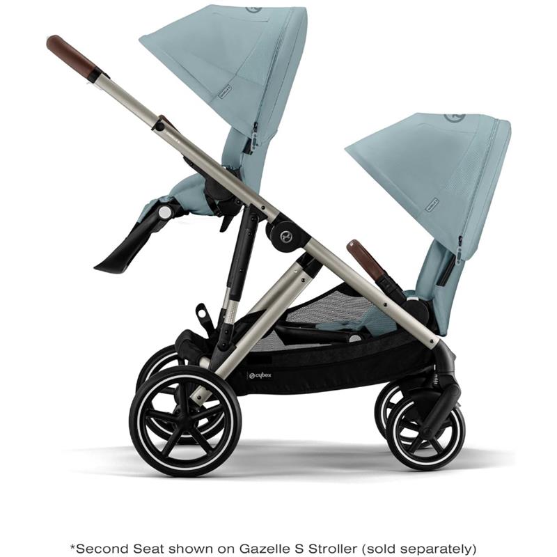Cybex - Gazelle S Second Seat, Sky Blue With Taupe Frame Image 3