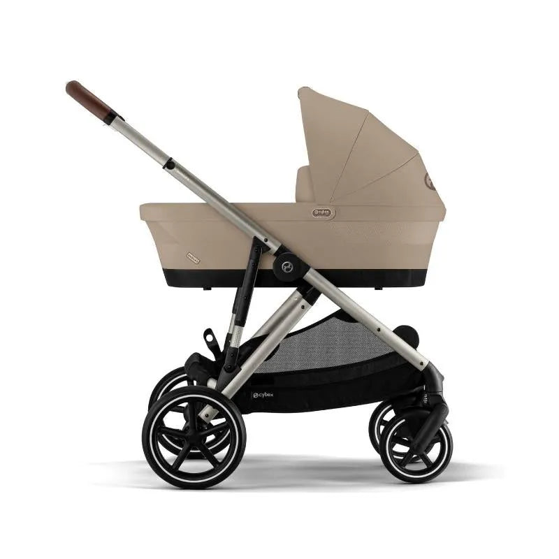 Cybex - Gazelle S 2 Single-to-Double Stroller, Taupe Frame/Almond Beige Image 3