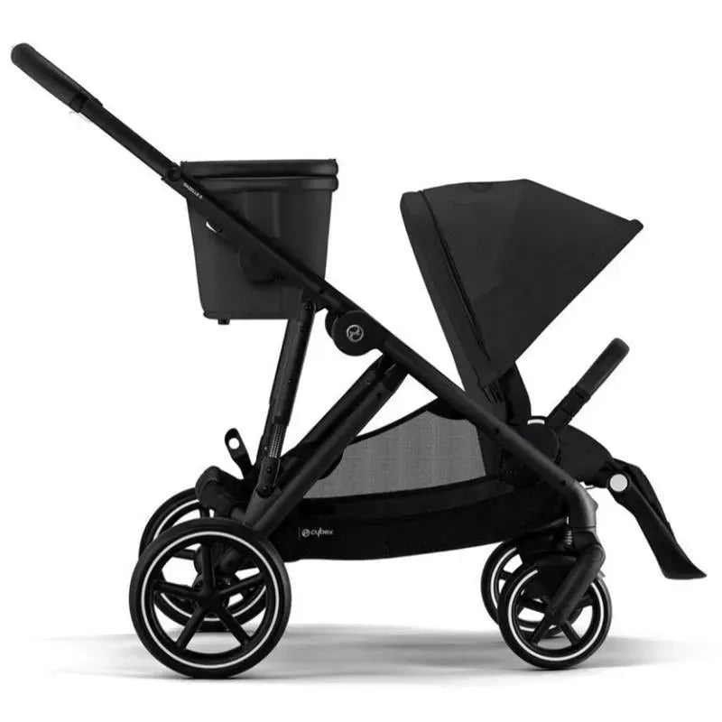 Cybex - Gazelle S 2 Single-to-Double Stroller, Black Frame/Moon Black Image 1