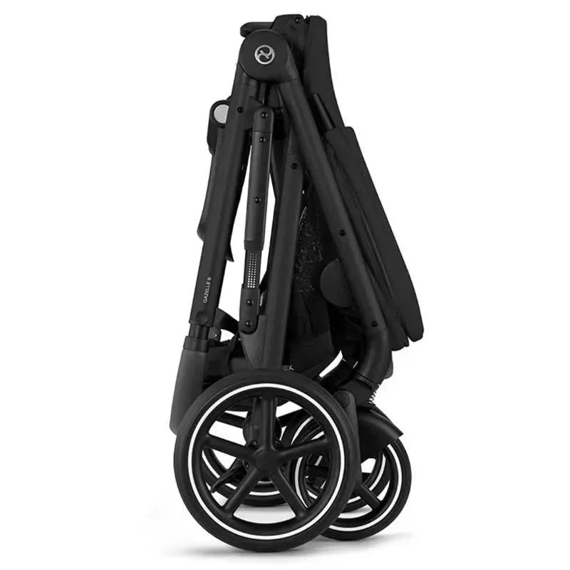 Cybex - Gazelle S 2 Single-to-Double Stroller, Black Frame/Moon Black Image 2