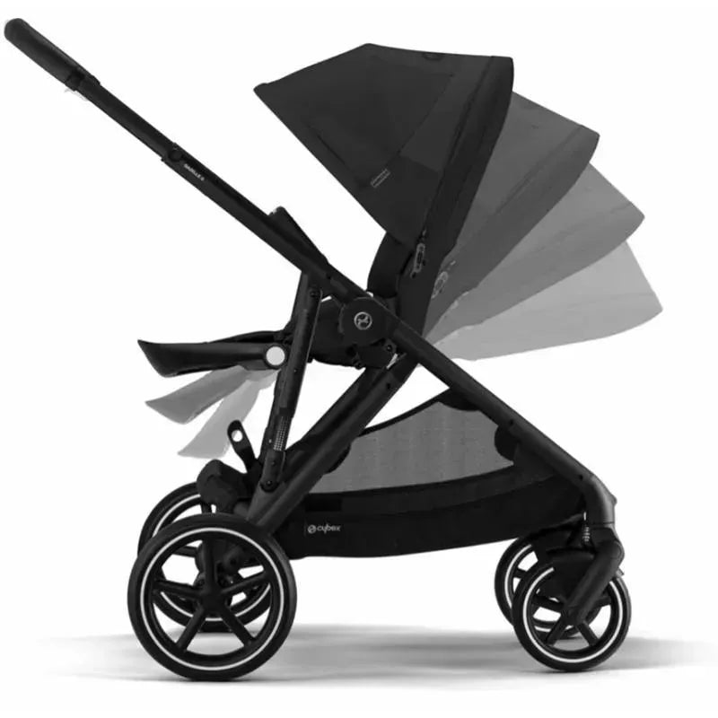 Cybex - Gazelle S 2 Single-to-Double Stroller, Black Frame/Moon Black Image 5