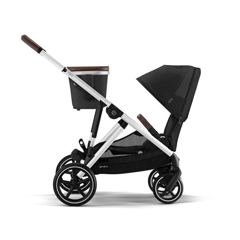 Cybex - Gazelle S Stroller, Silver Frame With Moon Black Seat Image 8
