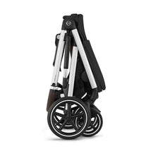 Cybex - Gazelle S 2 Single-to-Double Stroller, Silver Frame/Moon Black Image 2