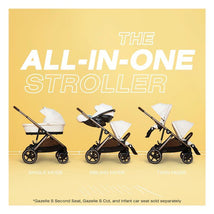 Cybex - Gazelle S 2 Stroller, Taupe Frame With Seashell Beige Seat Image 2