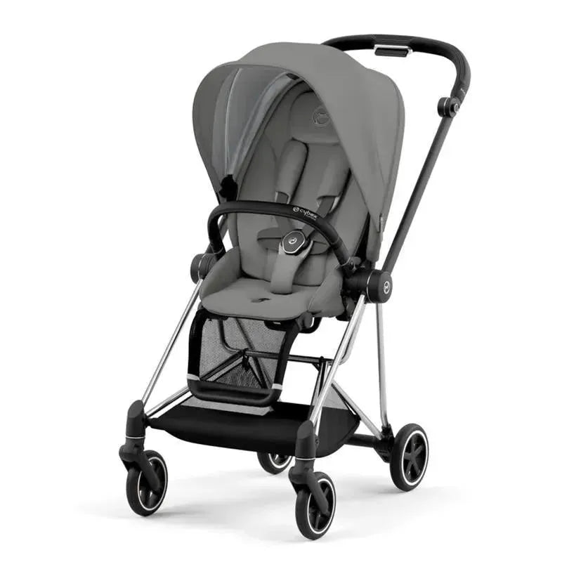 Cybex - Mios 3 Complete Stroller Chrome/Black, Soho Grey Image 1