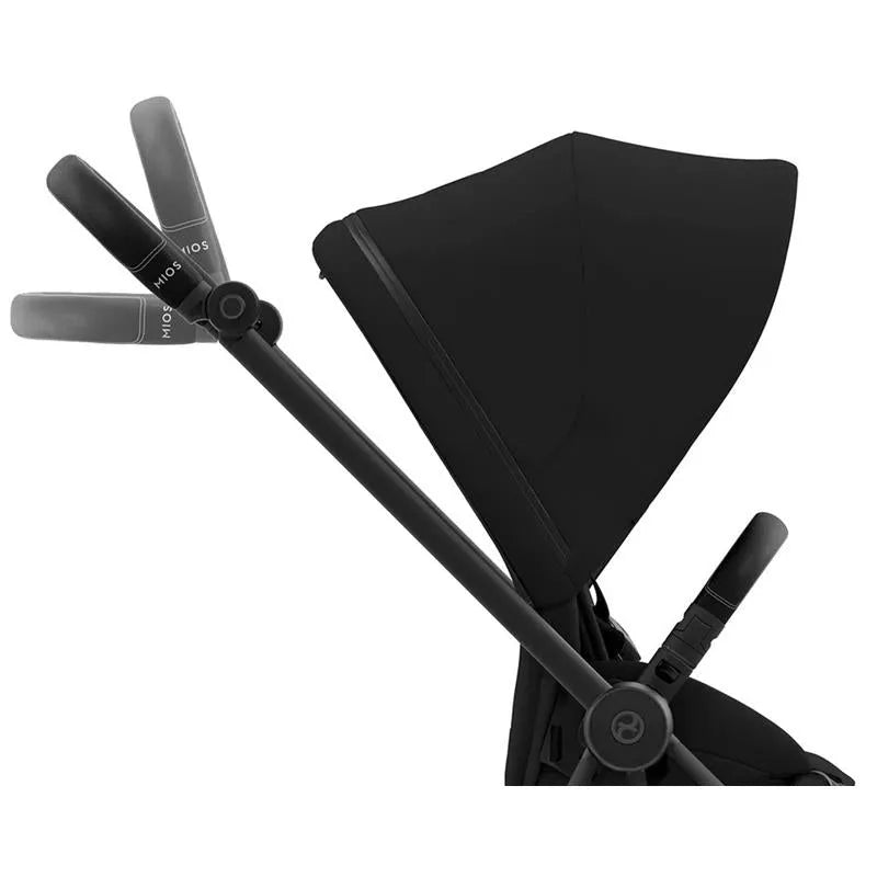 Cybex - Mios 3, Matte Black/Blk Frame + Deep Black Seat Pack Image 4