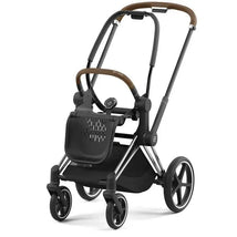 Cybex - Priam 4 Stroller Frame, Chrome/Brown Image 1