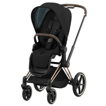 Cybex - Priam4 Stroller Rose Gold Frame, Deep Black Image 1