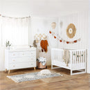Dadada - Baby’s 3-in-1 Austin Convertible Crib, White Image 2