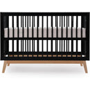 Dadada - Baby Soho 3-in-1 Convertible Wooden Crib to Toddler Bed, Black/Natural Image 5